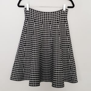 Black and White Circle Skirt